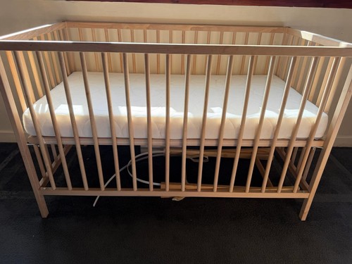 Cot bed with mattress - cot,