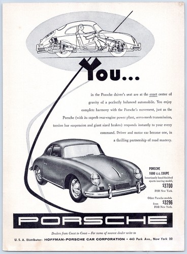 Porsche 356 1600 coupe new - porsche,