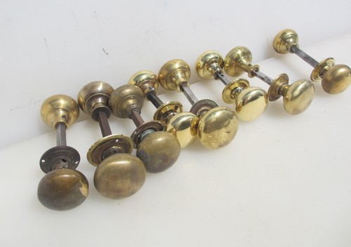 Victorian brass door knobs - victorian,