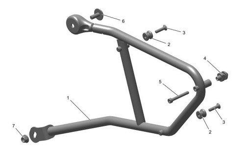 Right mounting frame - right, a9518554