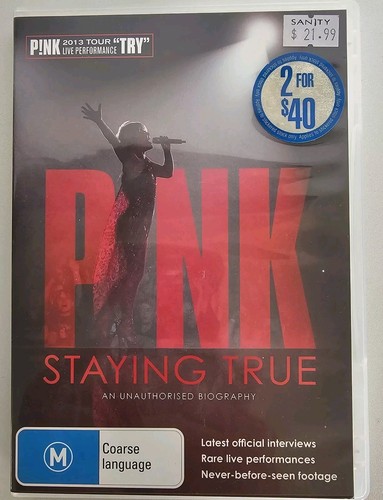Staying true dvd - p!nk, (dvd