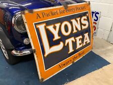 Original Lyons Tea enamel sign