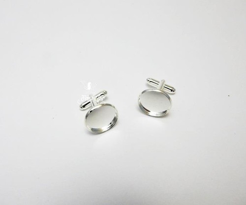 Pair cuff link blanks for - of,