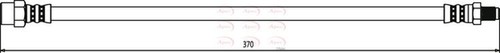 Apec brake hose - hose, front