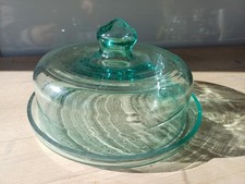 Vintage Style Green Glass