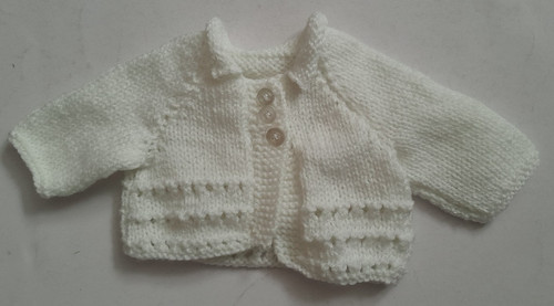 Hand knitted cardigan - , for