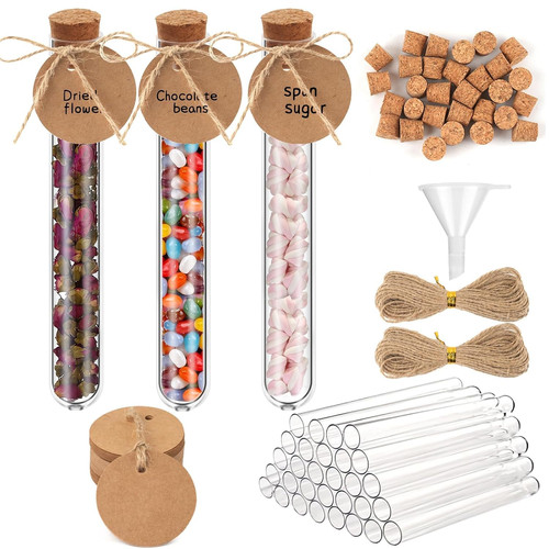 30pcs plastic test tubes - 30pcs,