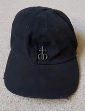 Drop Dead Branded Clothing Baseball Cap Hat Distressed With Metal Logo One Size