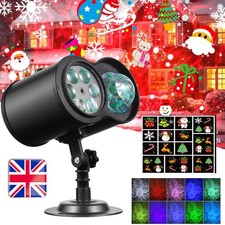 Christmas Laser Snowflake Snow Projector Light Garden Outdoor Xmas Home Lamp LED