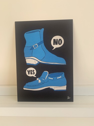Parra yes framed - parra,