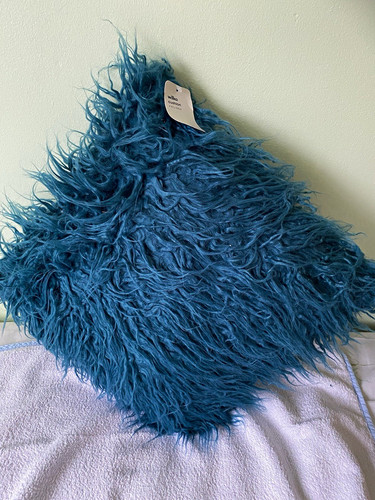 Wilko teal shaggy faux - wilko,