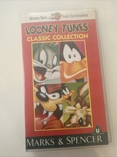 Looney Tunes Classic Collection Marks and Spencer VHS Tape Cartoon U
