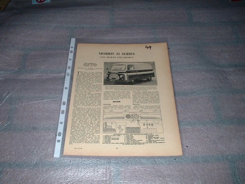 Morris series vans motor - series,