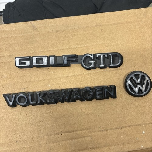 Golf mk2 rear badge - rear,