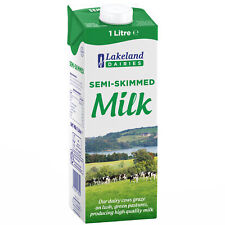 Lakeland Dairies Long Life Semi Skimmed Milk | 12x1ltr | Free Delivery