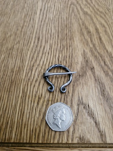 Small hand forged penannular - hand,