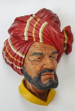 Vintage Bossons Chalkware "Abdhul" 1960s Wall Plaque