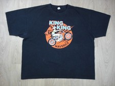 King King Band Album Stunt Motorcycle motorbike retro vintage poster tee t-shirt