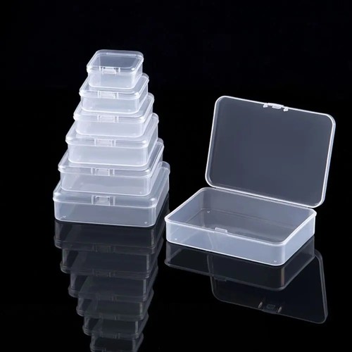 Mini square clear plastic - mini,