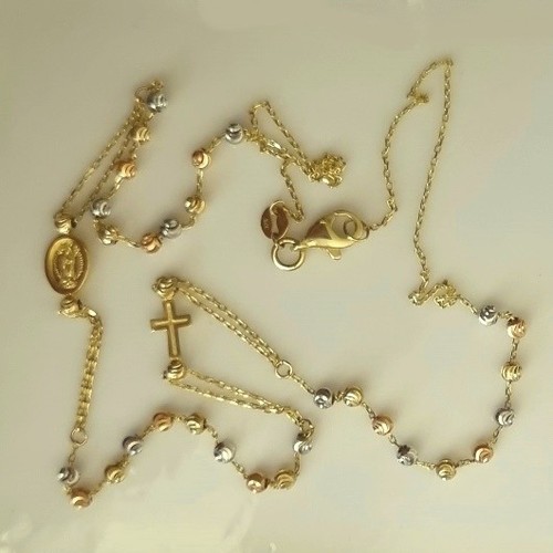 9ct yellow rose white - , tri