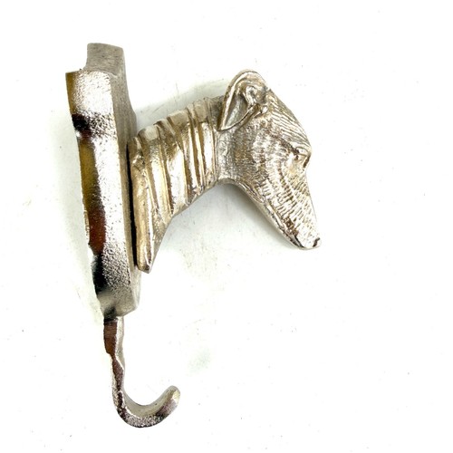 Retro art deco metal - art, greyhound