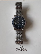 OMEGA Seamaster 300m Blue Wave Quartz Midsize 36mm James Bond Watch 2561.80