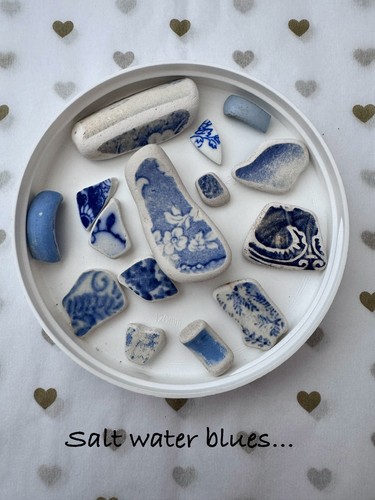 Genuine scottish sea pottery - scottish,