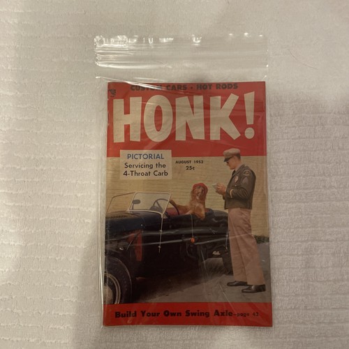 Aug 1953 honk - aug., magazine