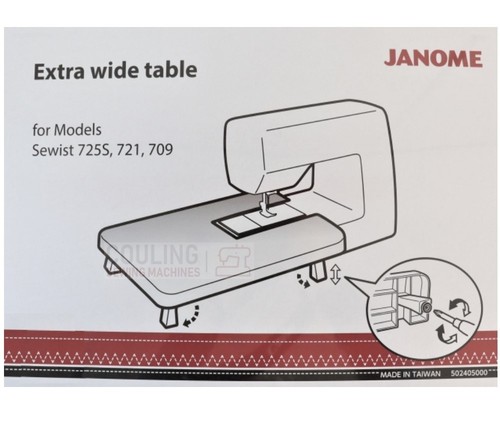 Janome machine extension - janome,