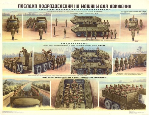 Soviet army military - military, poster