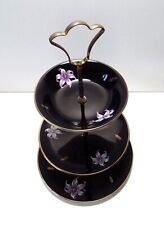1 ANTIQUE? PALISSY BLACK GOLD
