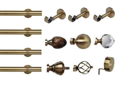 28mm antique brass metal - antique,
