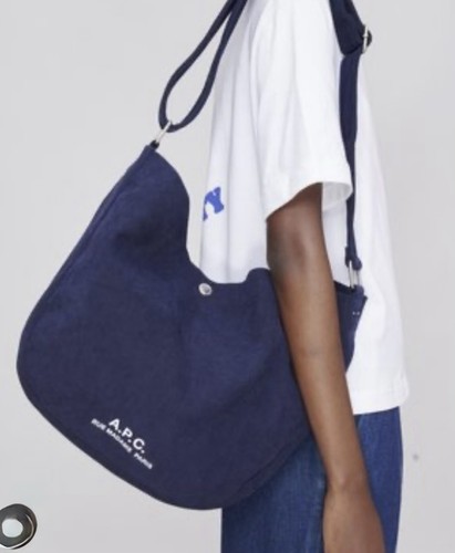 Apc besace journal marine - besace, blue