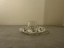 Vintage Clear Glass Flower Frog