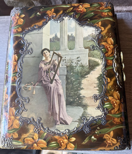 Antique victorian music box - antique,