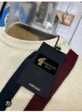 Gabicci Vintage Capone. Cream/burg/blue. 2Xl New Tagged