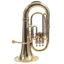 Euphonium 3 Valves Bb Brass Polish Handmade, Hard Case and Mouthpiece by Zaima
