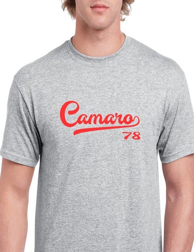 Camaro script tail shirt - camaro, 78