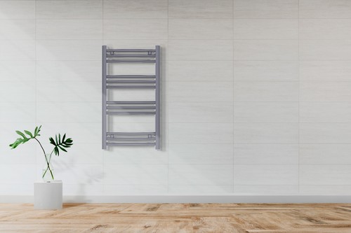 Curved towel rail bathroom - curved,