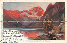 R423742 Gosau See mit dem Dachstein Alpengluhn Von A Hlavacek Phillip and Kramer