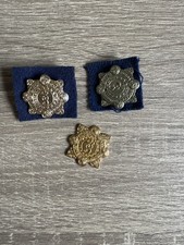 3 OBSOLETE IRISH GARDA SIOCHANA HOME FRONT ANODISED CAP BADGE ORIGINAL