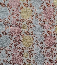 Vintage Brocade Floral Gold
