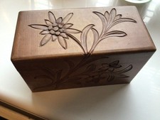 Wooden Hand Carved Box for