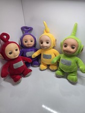 Teletubbies Set Soft Toys Tinky Winky Dipsy LaLa Po Bundle of 4 Plush Toys