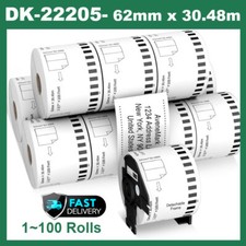 DK22205 DK-22205 Label fits Brother Printers QL500 QL600 QL700 QL800 QL1050/1100