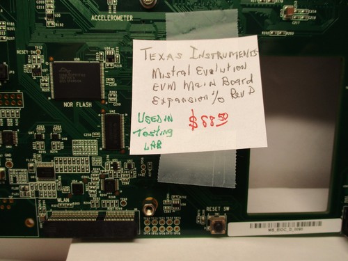 Evaluation main board texas - main,