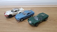 vintage scalextric slot cars ford mirage c15 porsche turbo & datsun 260z