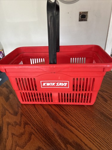 Vintage kwik save red plastic - save,