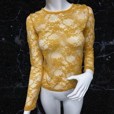 Long Sleeved Lace Top One Size