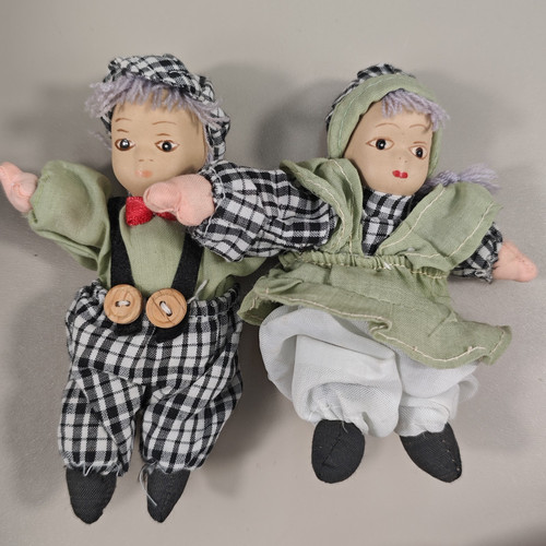 Vintage porcelain pierrot - vintage,
